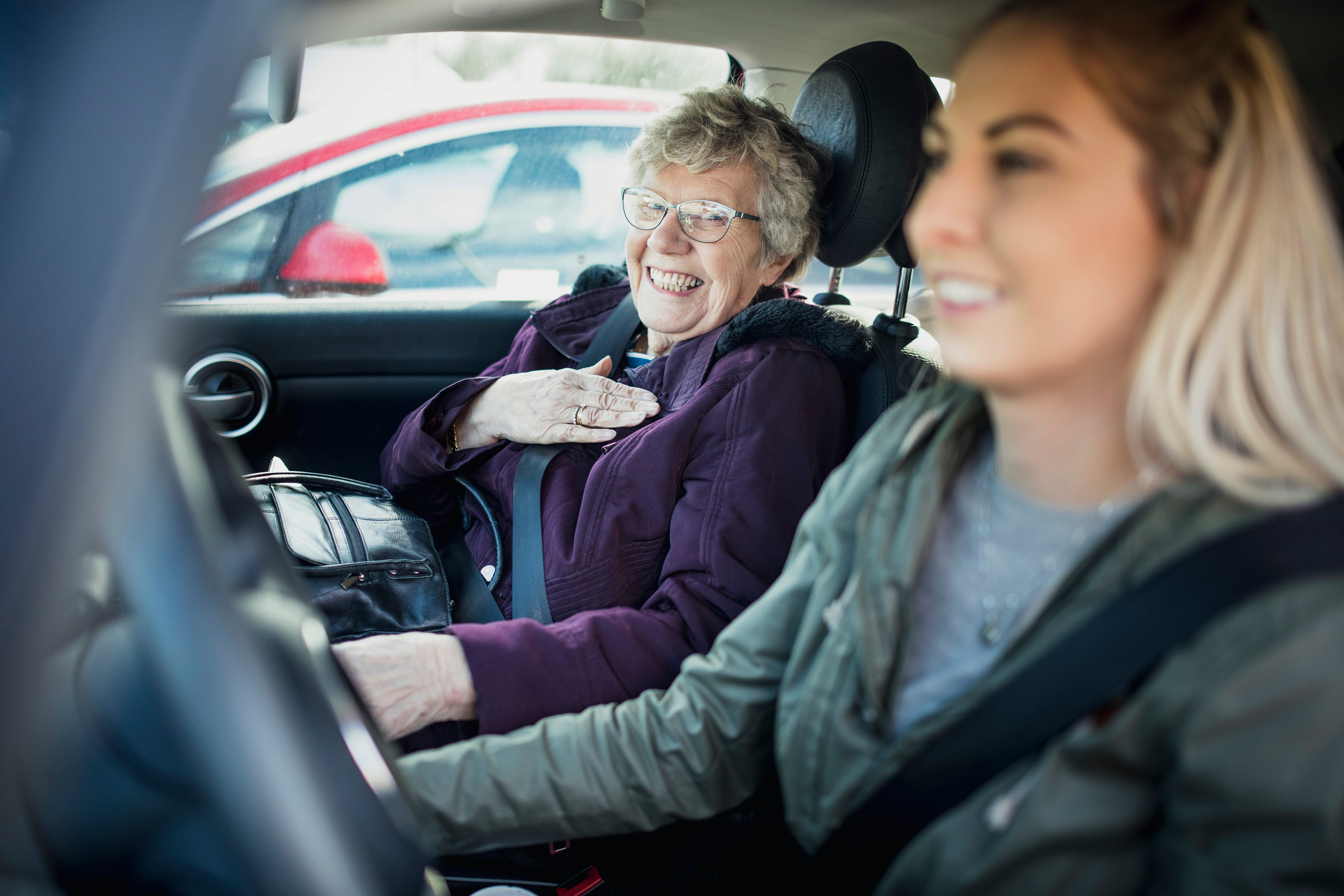 In the Car with Grandma