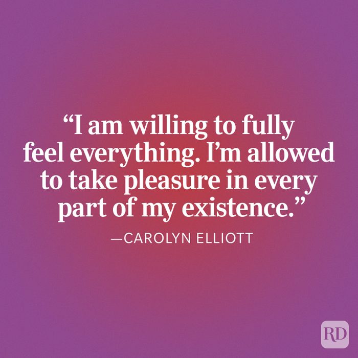 Carolyn Elliott Existence Quote