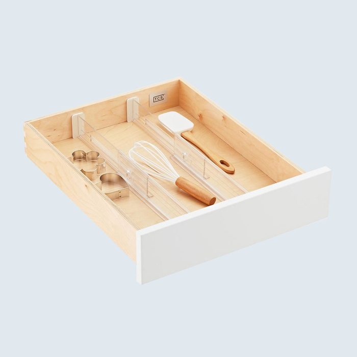 A drawer divider