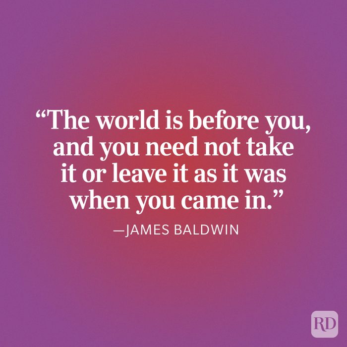 James Baldwin Positive Affirmation