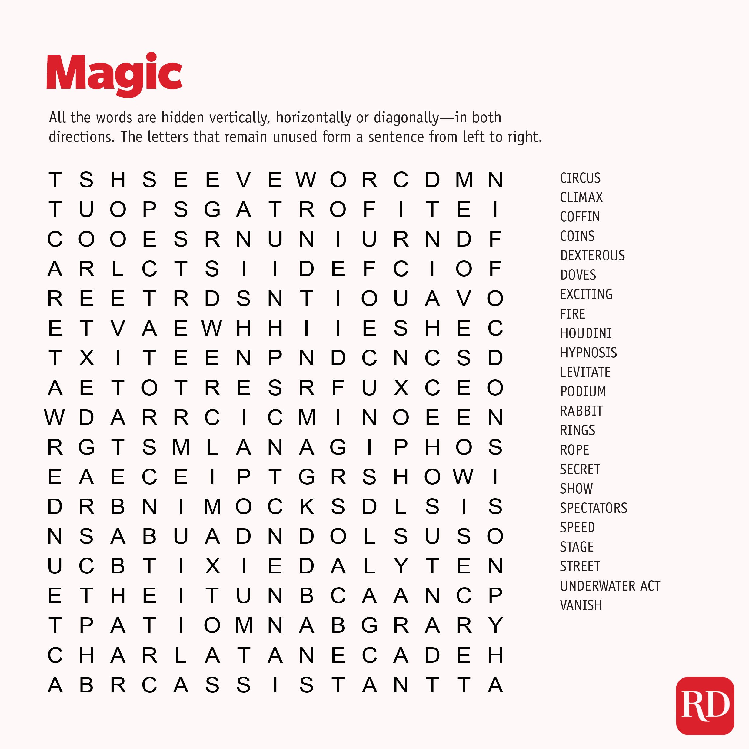 Magic Word search