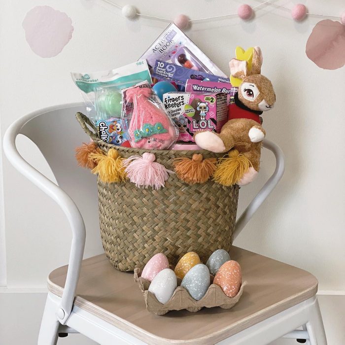 Natural Easter Basket Via The Evergreen House Instagram