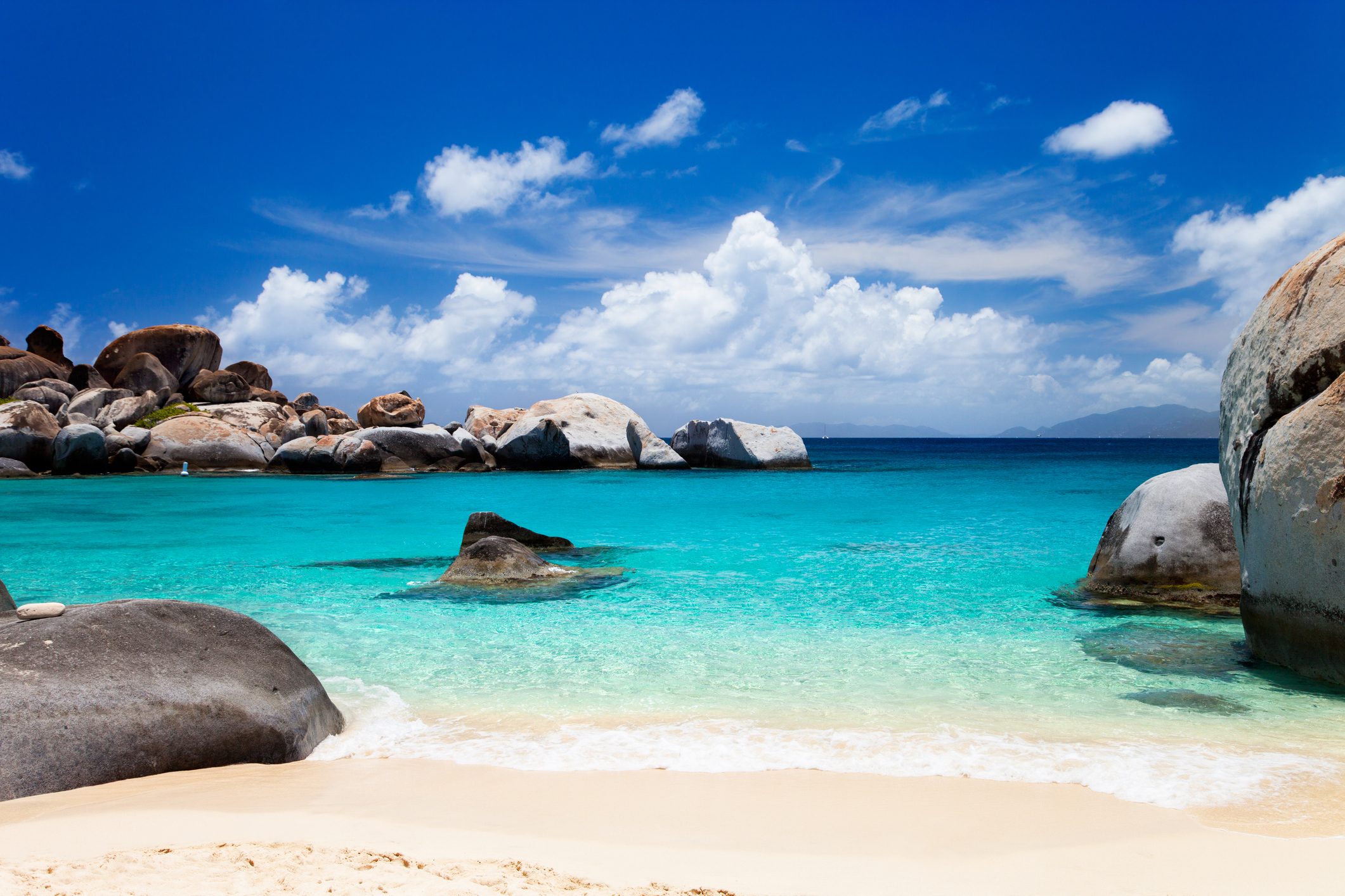 perfect beach at Devil's Bay, Virgin Gorda