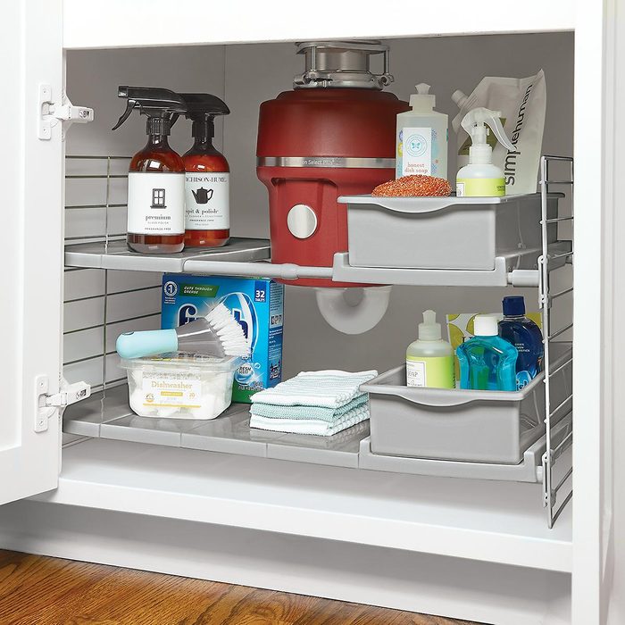 Under-sink storage racks