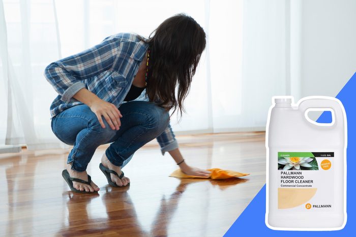 don't clean wood surfaces with bleach