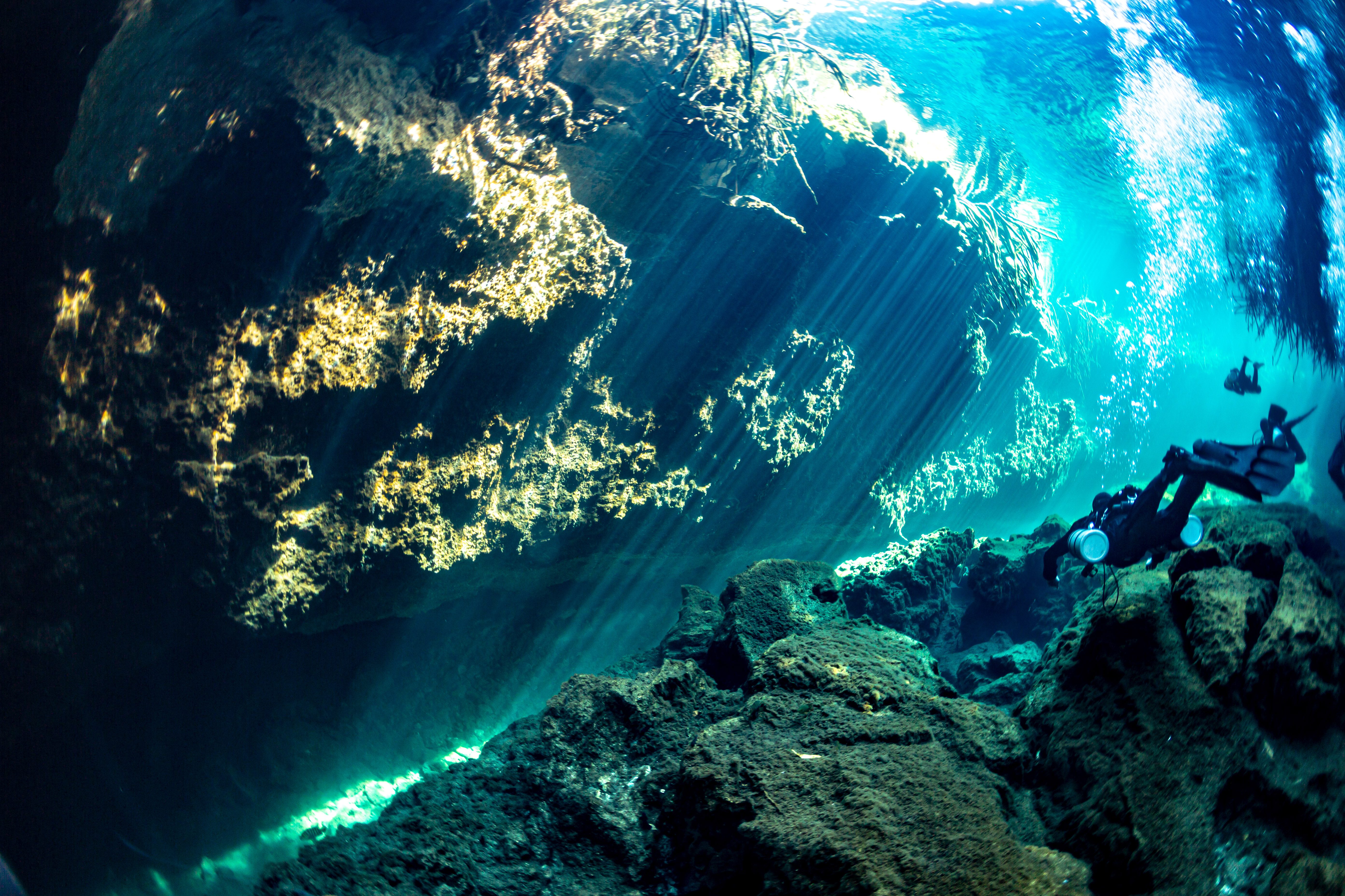 Mexico cenote Angelita