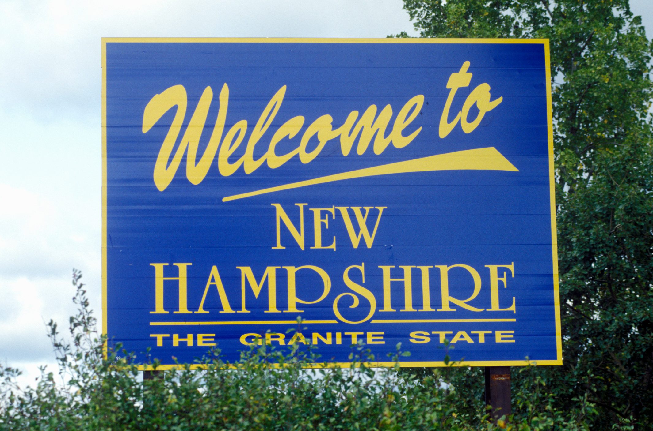 Welcome to New Hampshire Sign