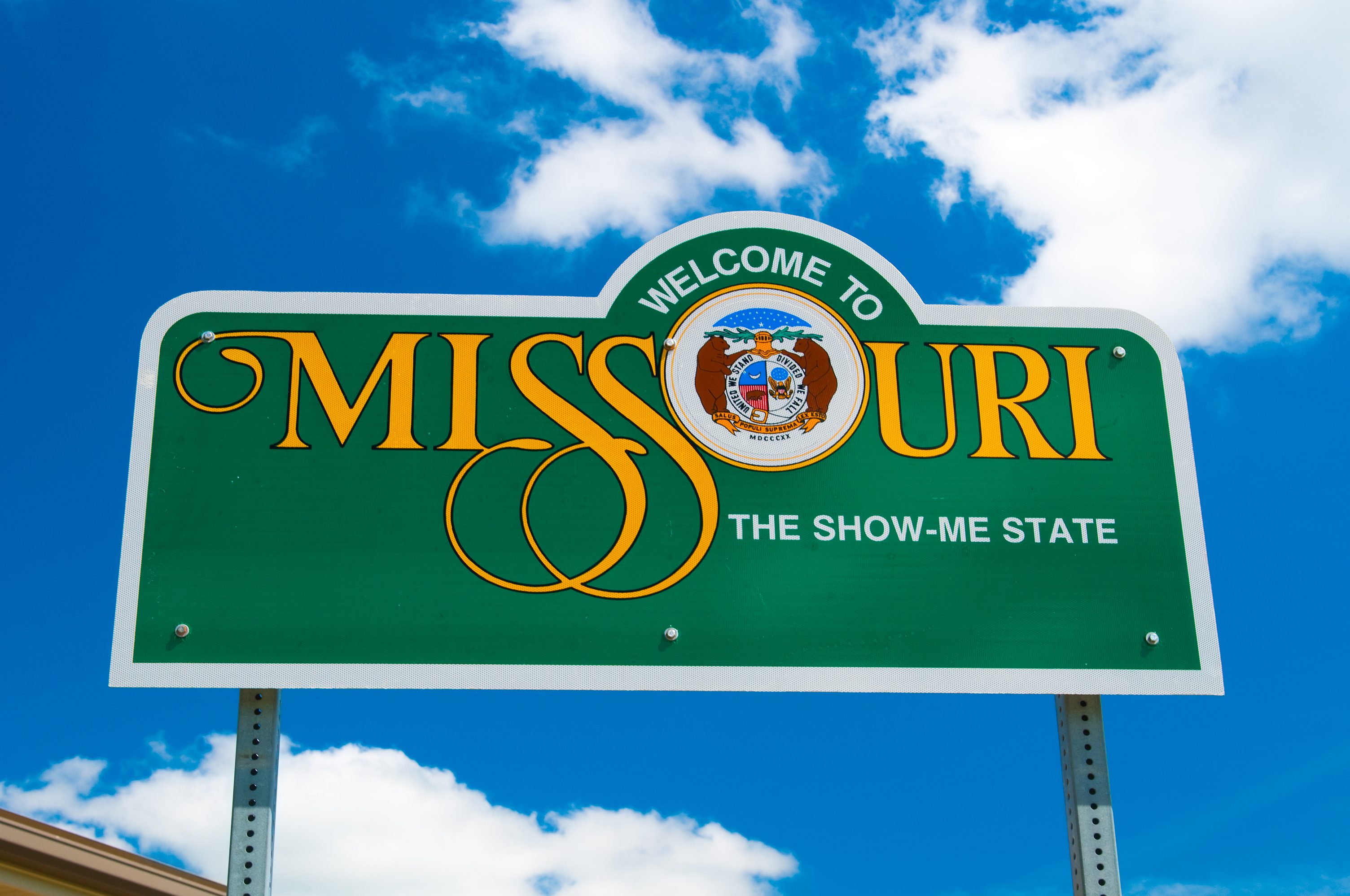 Missouri Welcome Sign