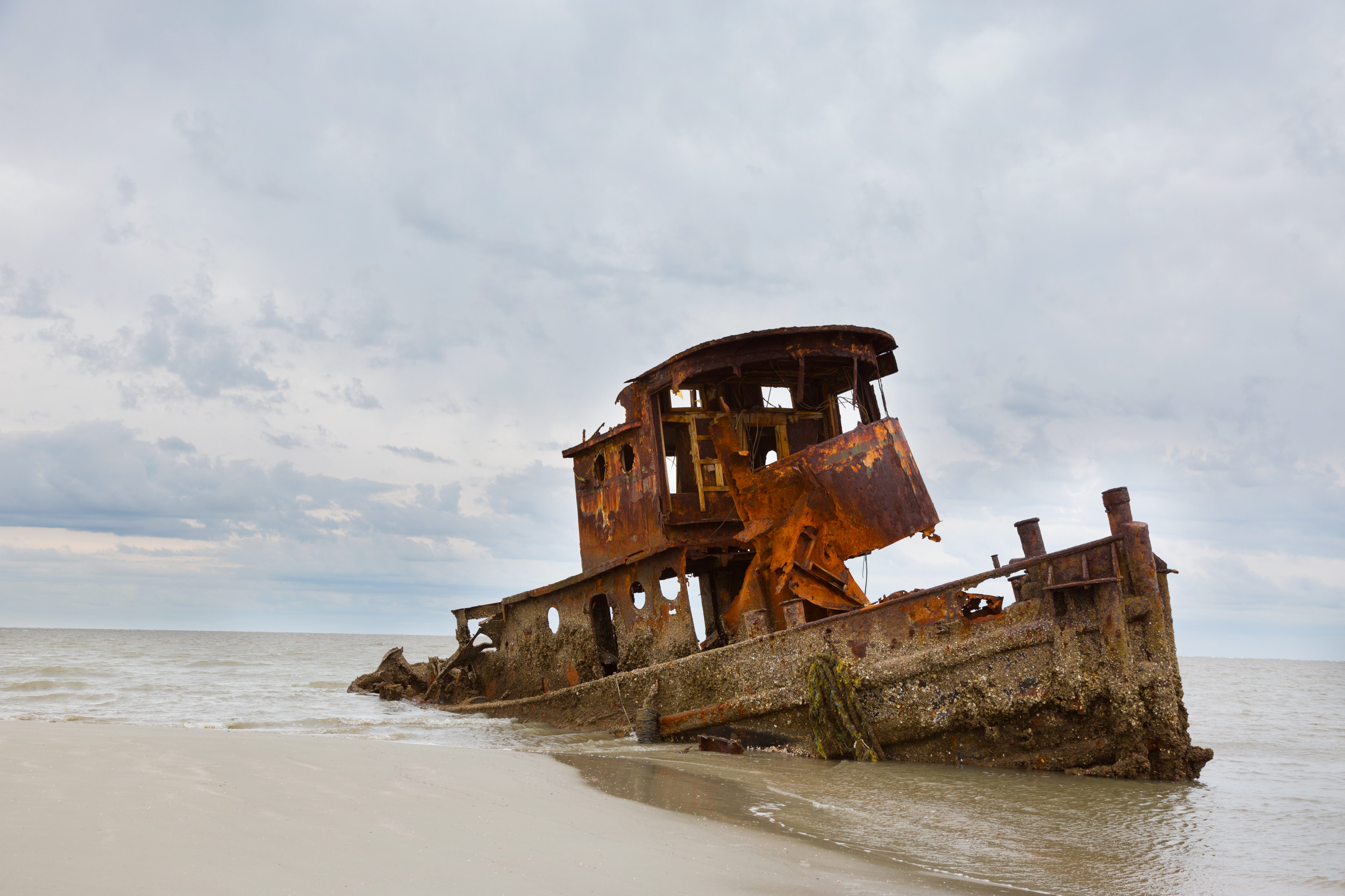 Wrecked Tug Boat