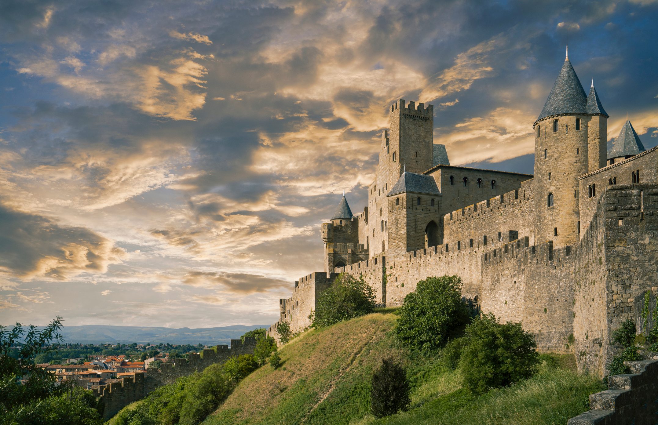 The fortified city of Carcassonne