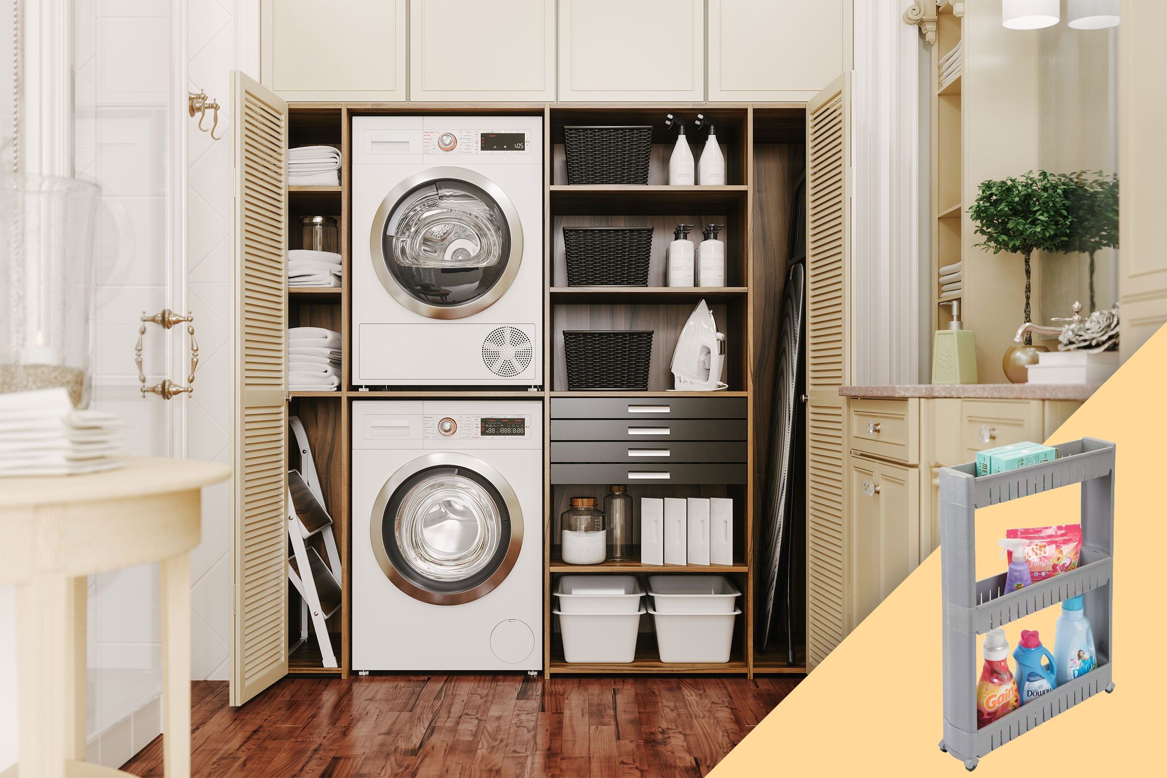 laundry room with suggested product