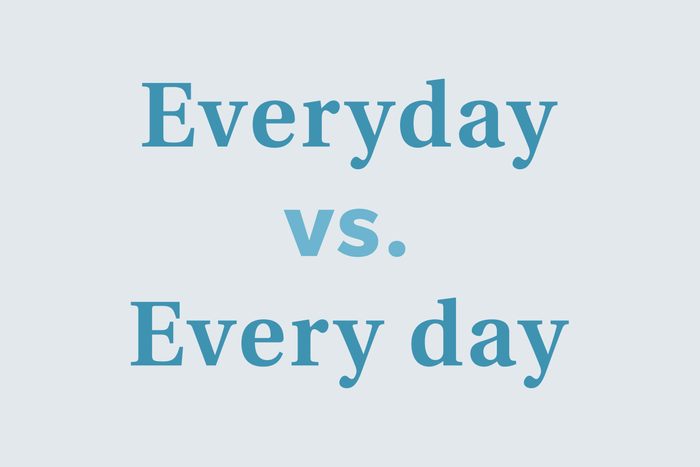 Everyday vs. Every day