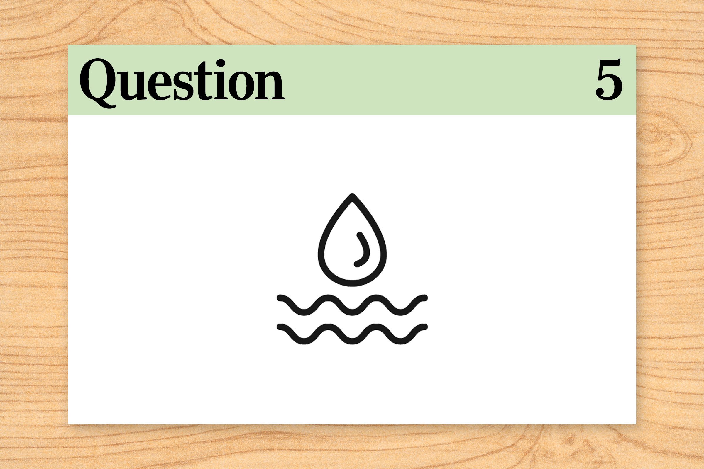 while it dries. question 5.