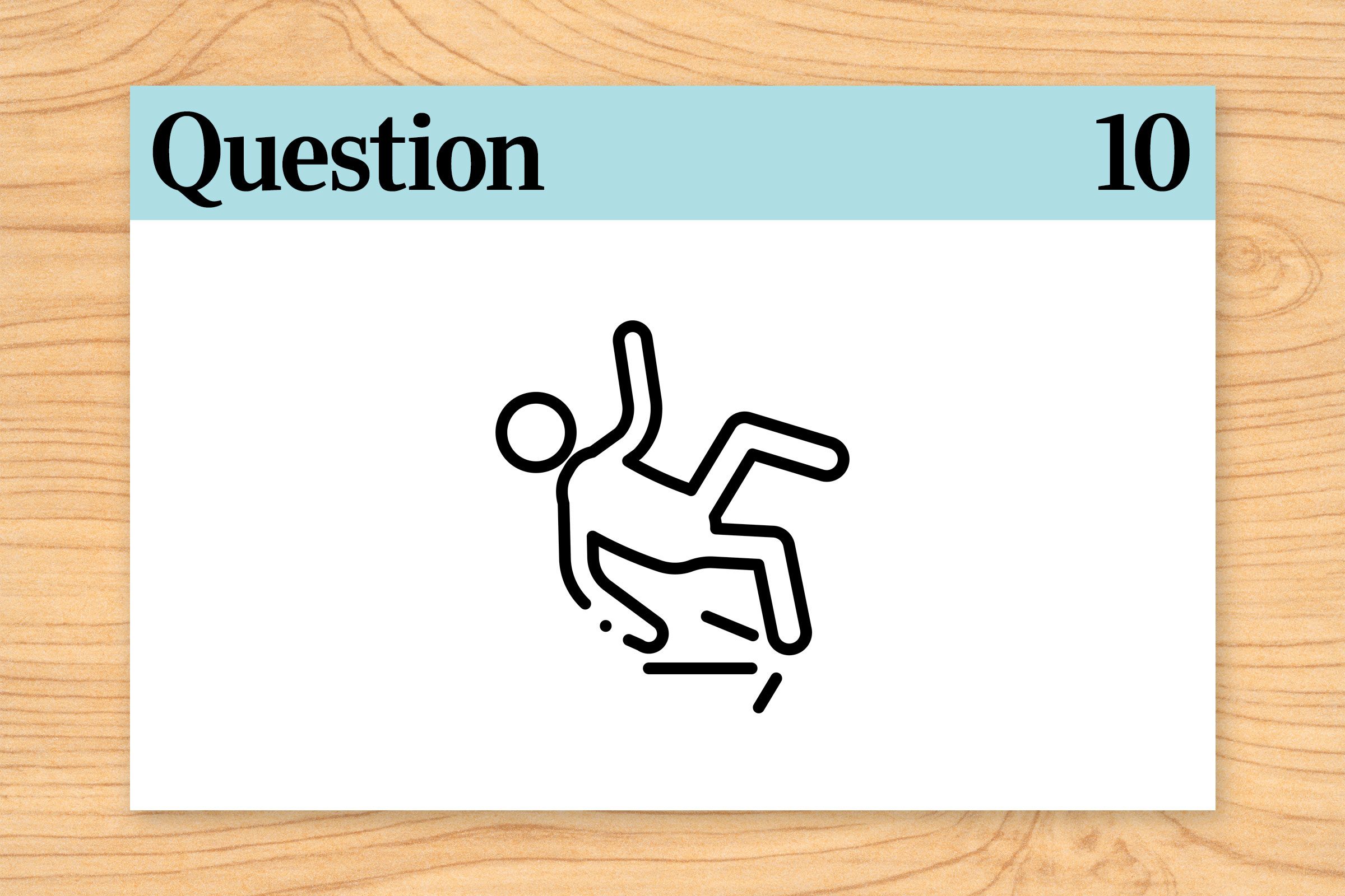 break but not fall, fall but not break illustration. question 10. brain teaser.