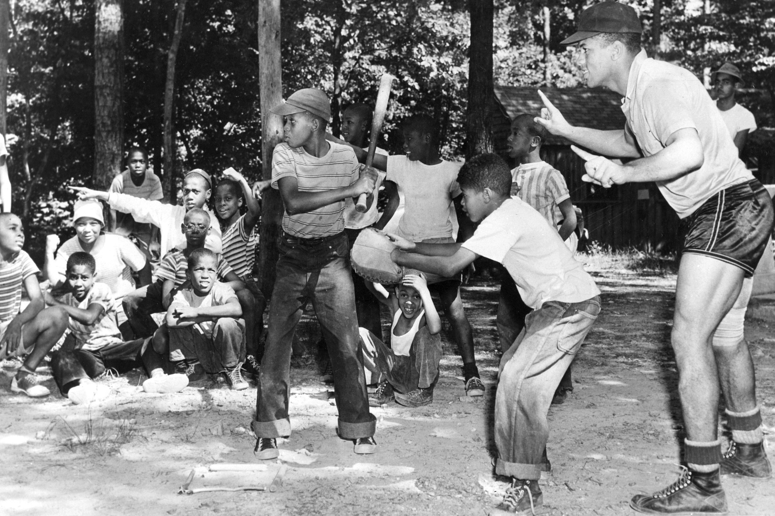 Baseball At Summer Camp