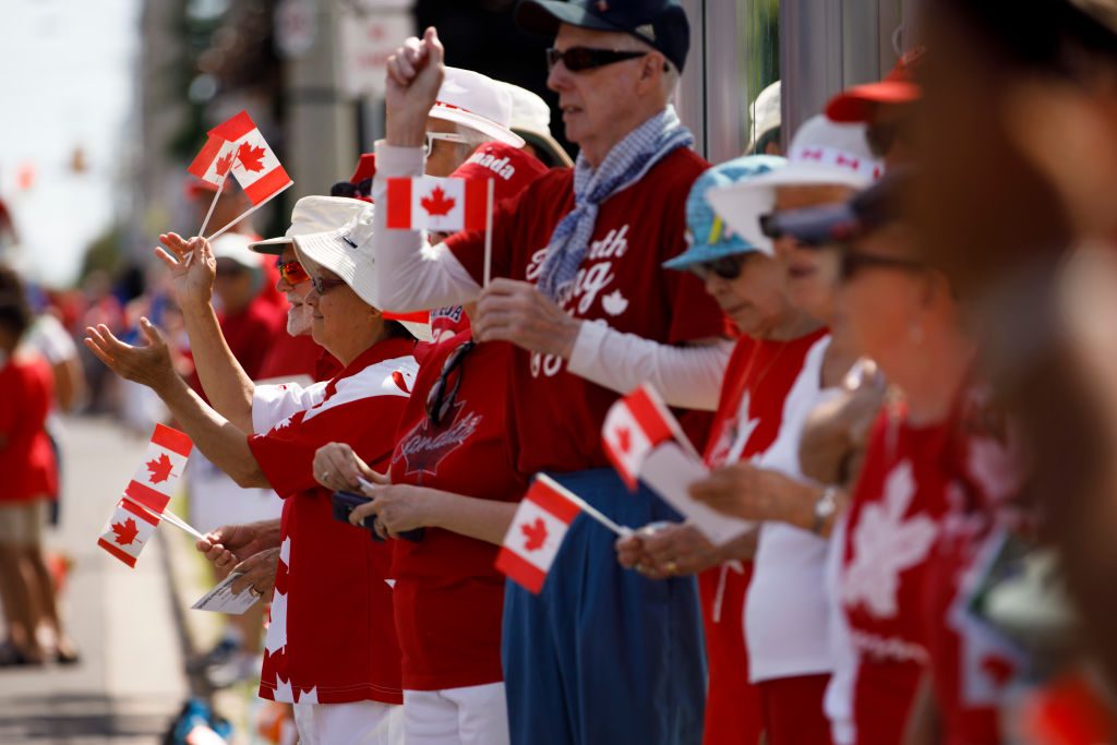 Toronto Celebrates Canada Day With Parade And Fireworks