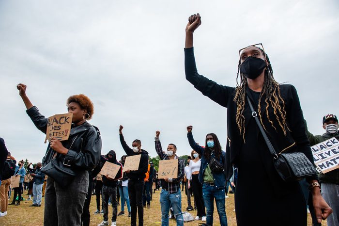Second Massive Black Lives Matter Demonstration In Amsterdam