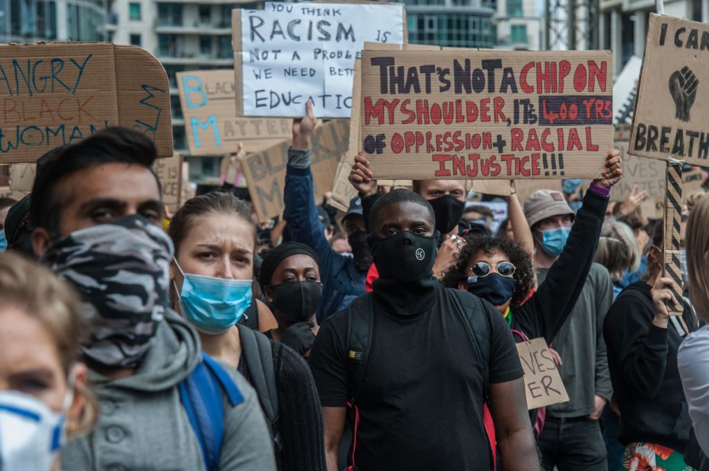 Black Lives Matter Demonstrations In UK Continue Into The Weekend