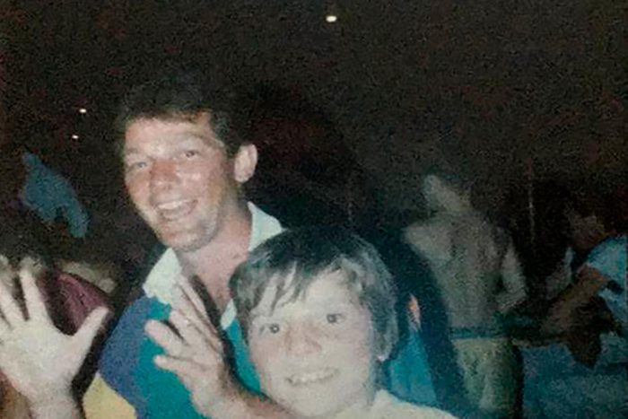 My dad was my "bike chauffeur"