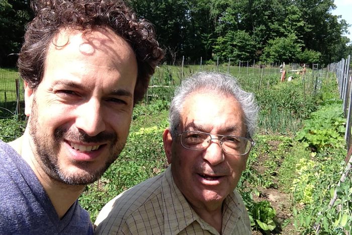 My father planted a vegetable garden for me