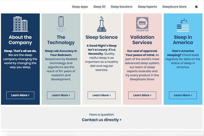 sleep score sleeping app