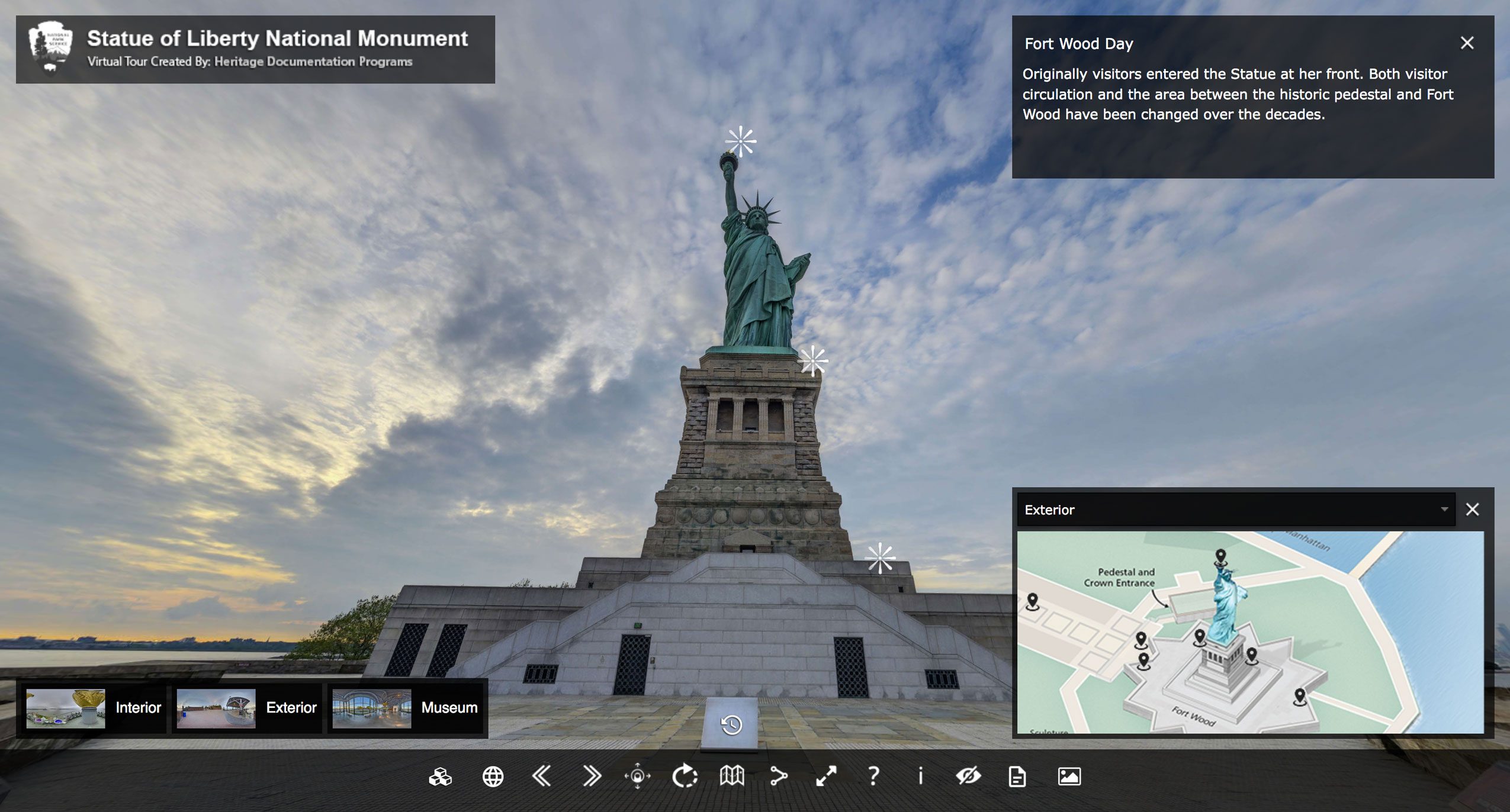 statue of liberty virtual tour