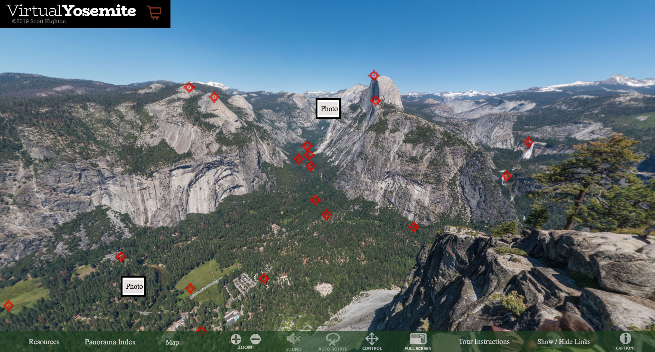 yosemite virtual tour