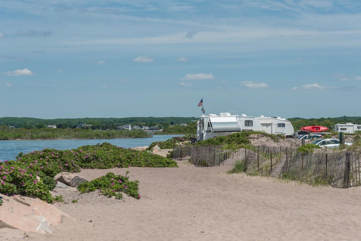 Charlestown Breachway Campground, Charlestown, Rhode Island