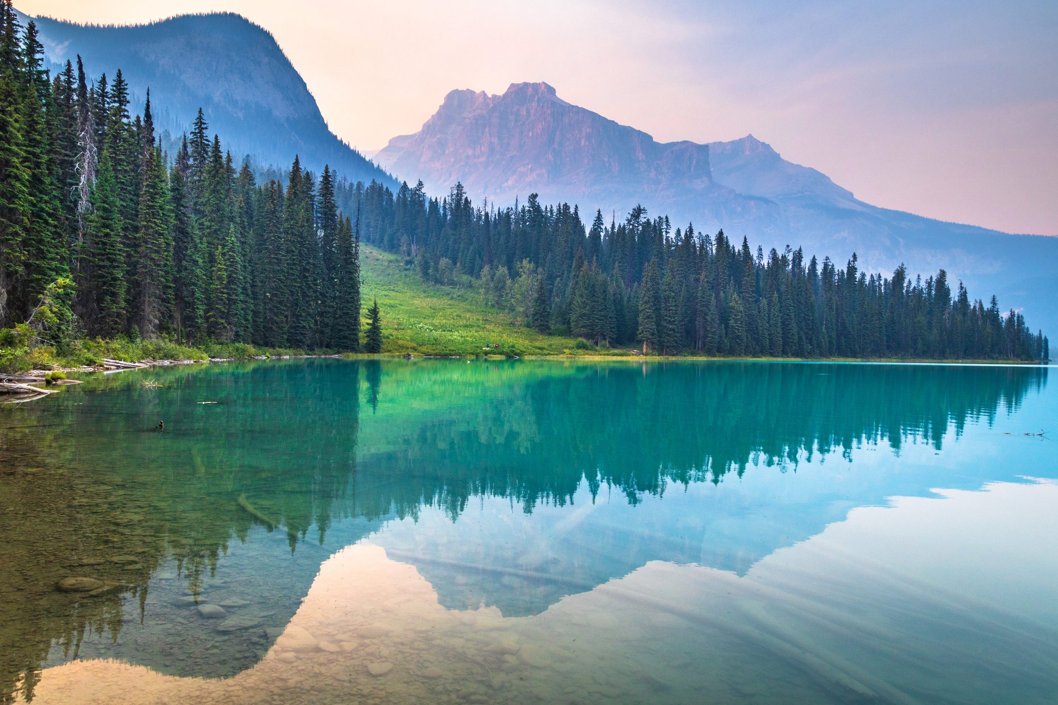 Dusk @ Emerald Lake, Yoho National Park, British Columbia, Canada