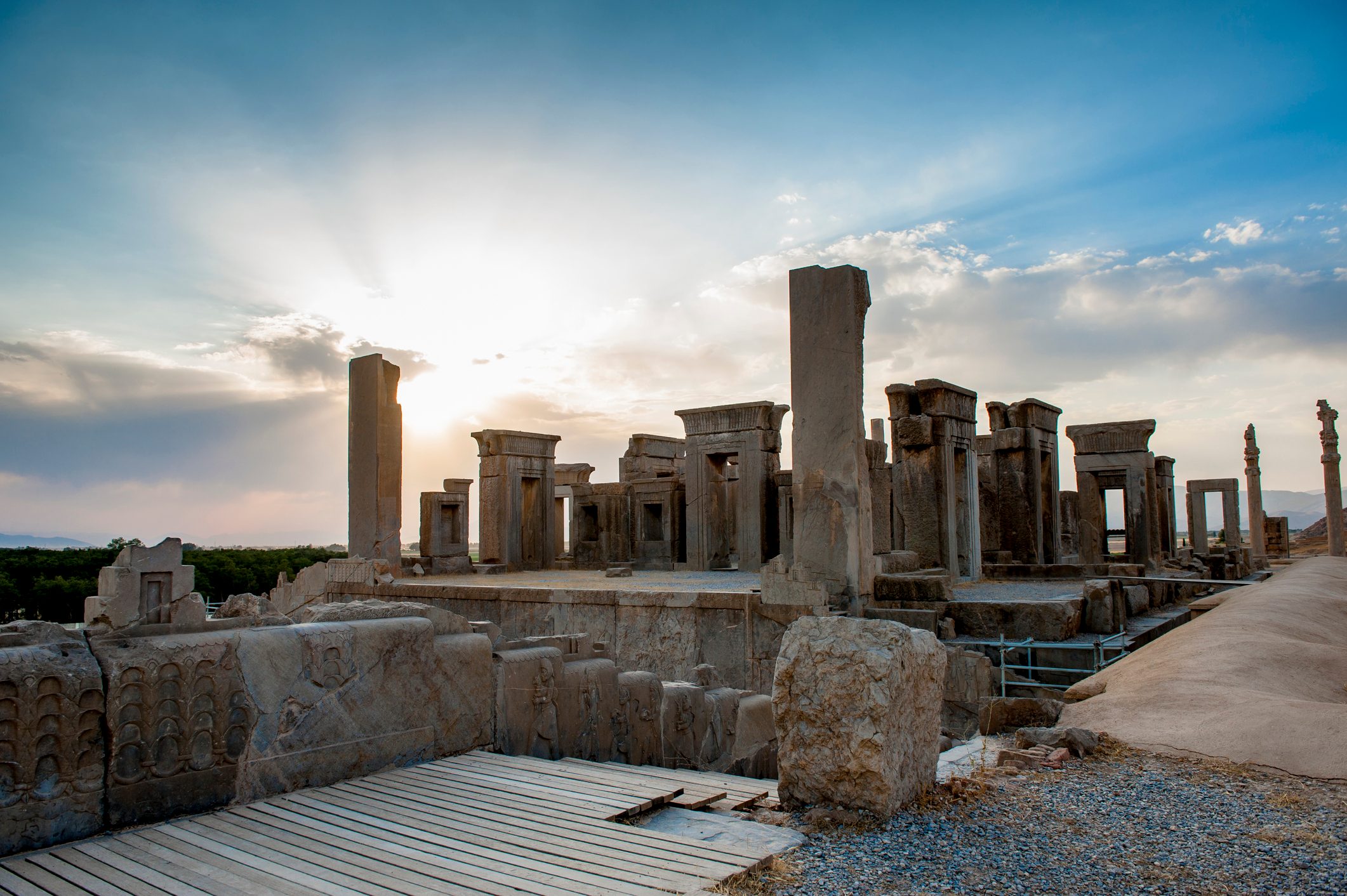 Persepolis at sunset moment, Iran