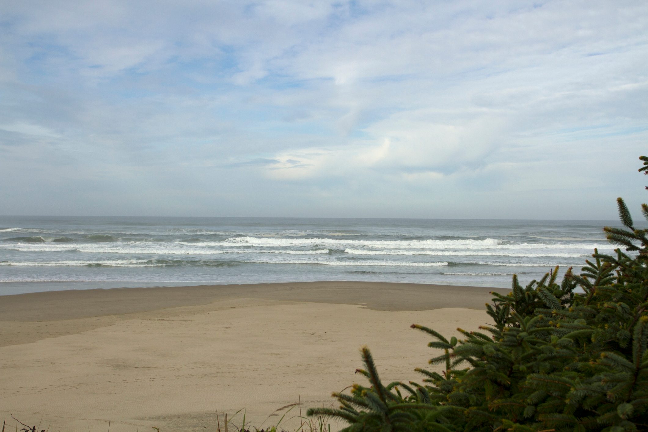 Sandy Beach on Oregon Coast