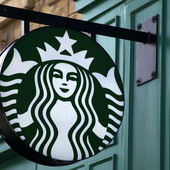 LAS VEGAS, NV - MARCH 28: A Starbucks coffee shop on the Strip (Las Vegas Boulevard) in Las Vegas, Nevada. (Photo by Robert Alexander/Getty Images)