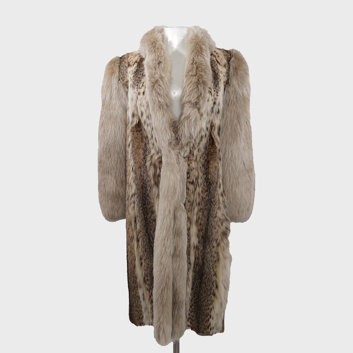 Spotted Lynx Fur Coat 