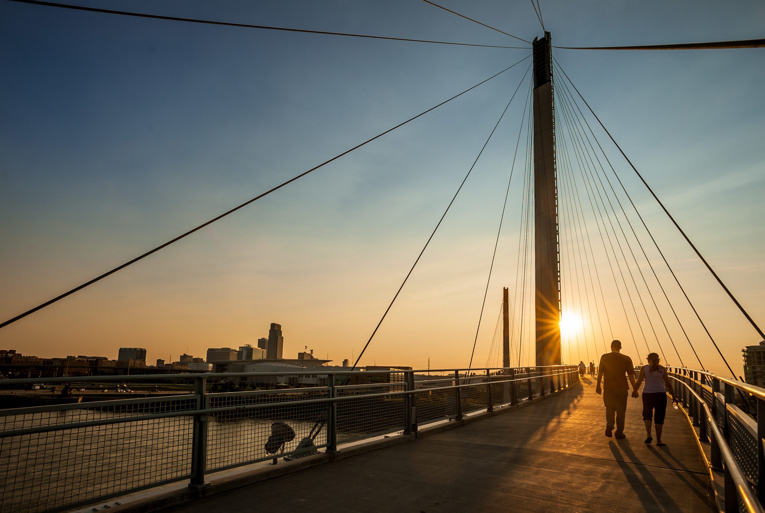 Bob Kerrey Pedestrian Bridge, Omaha, Nebraska