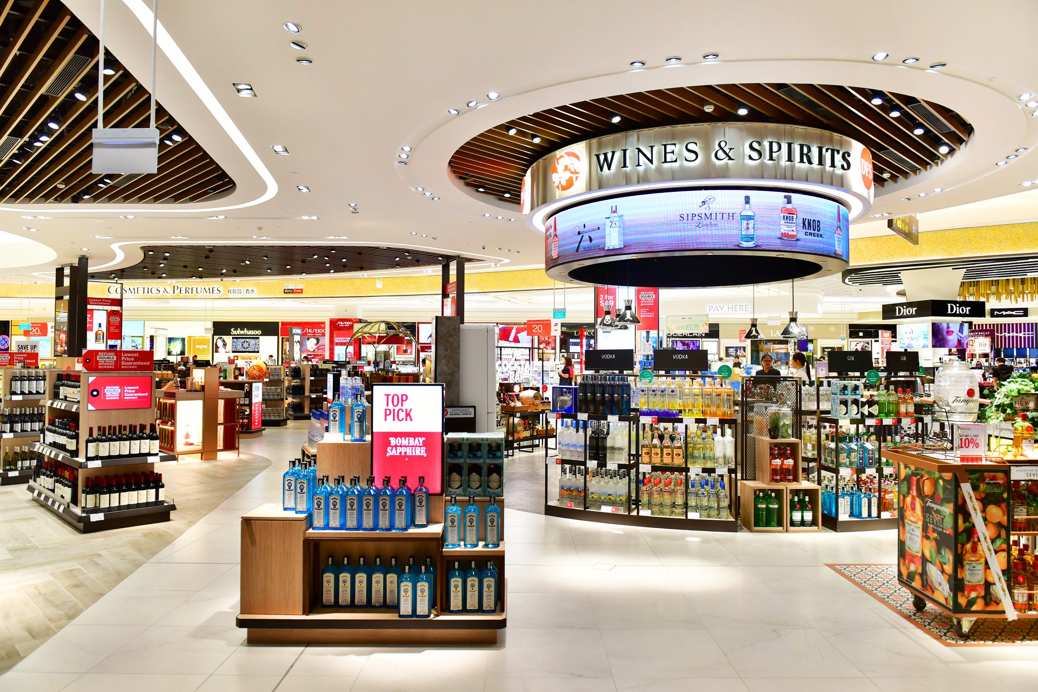 Duty Free in Changi Airport Terminal 4 ,Singapore