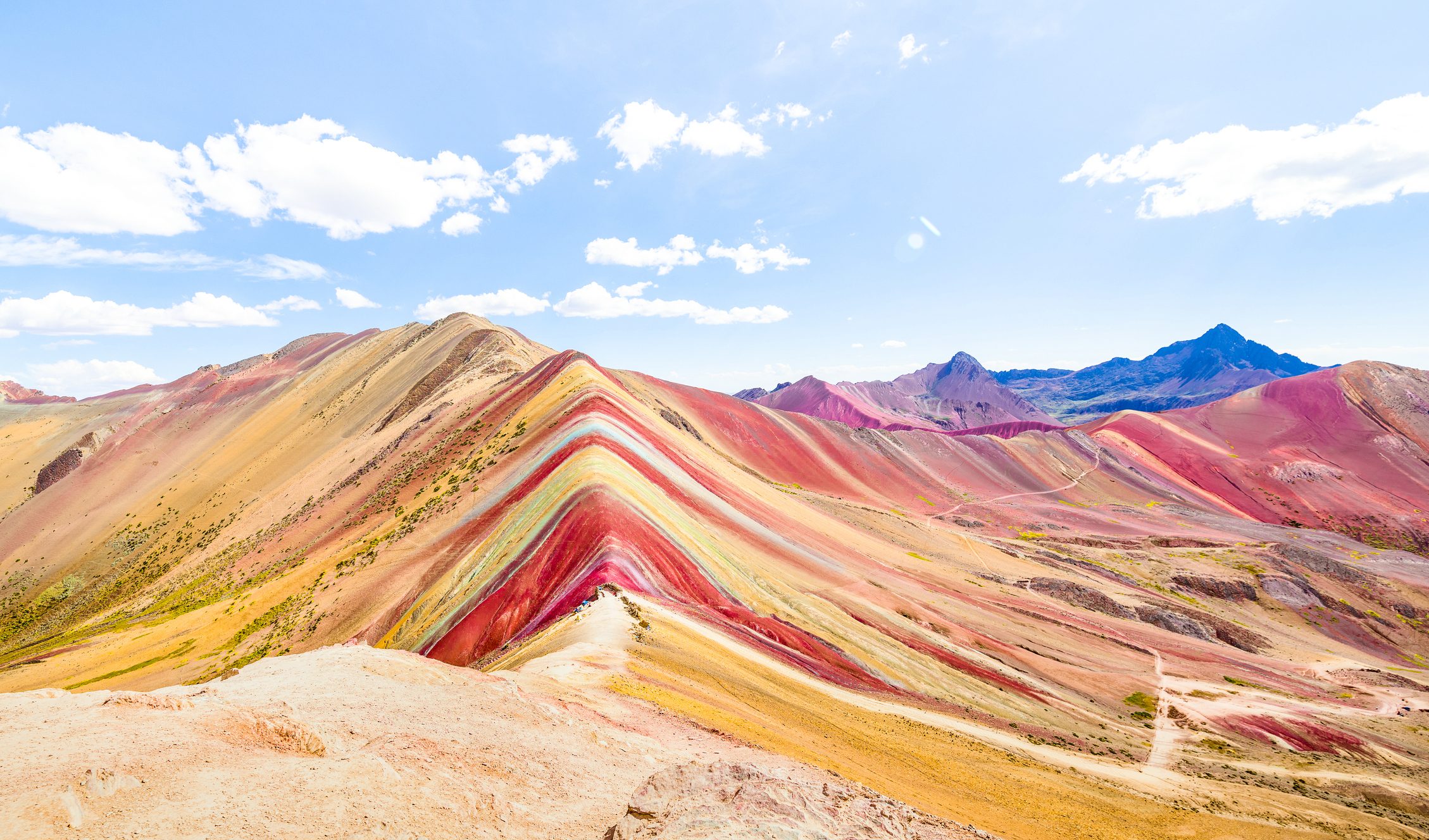 Scenic View Of Mountain Range Against Sky