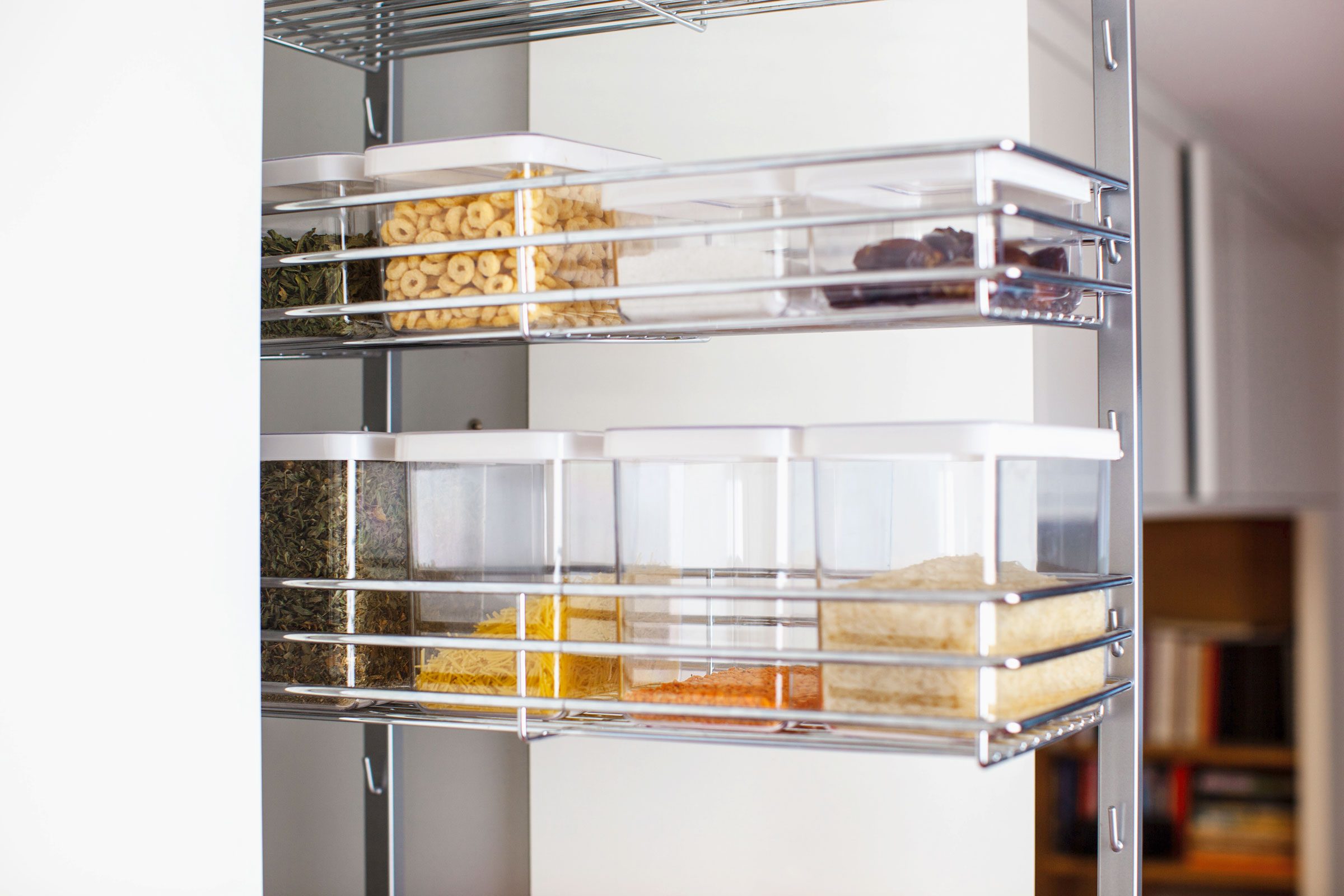 retractable pantry shelf