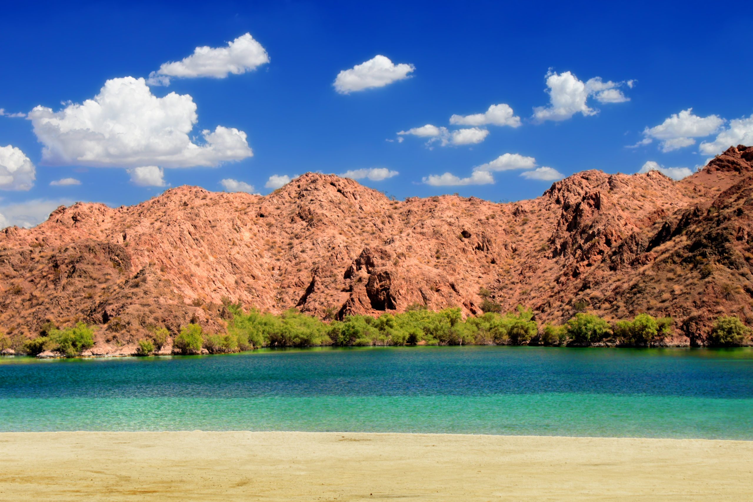 Nevada Desert Beach Landscape