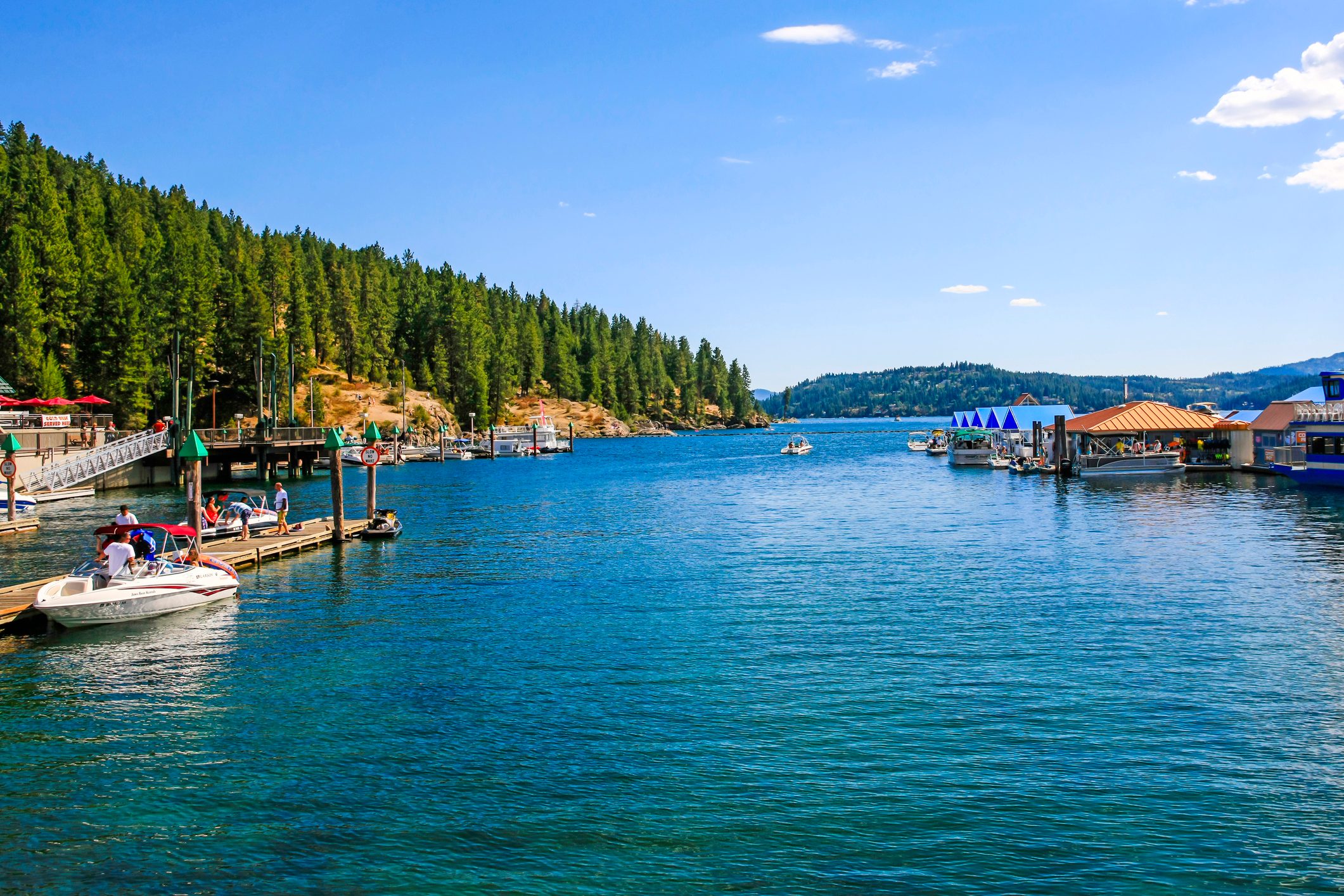 Lake Coeur d'Alene in Idaho