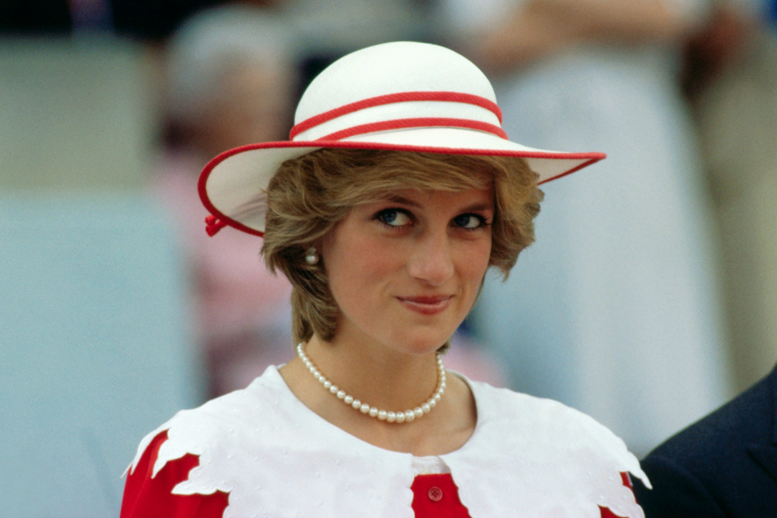 Princess Diana Wearing a Hat