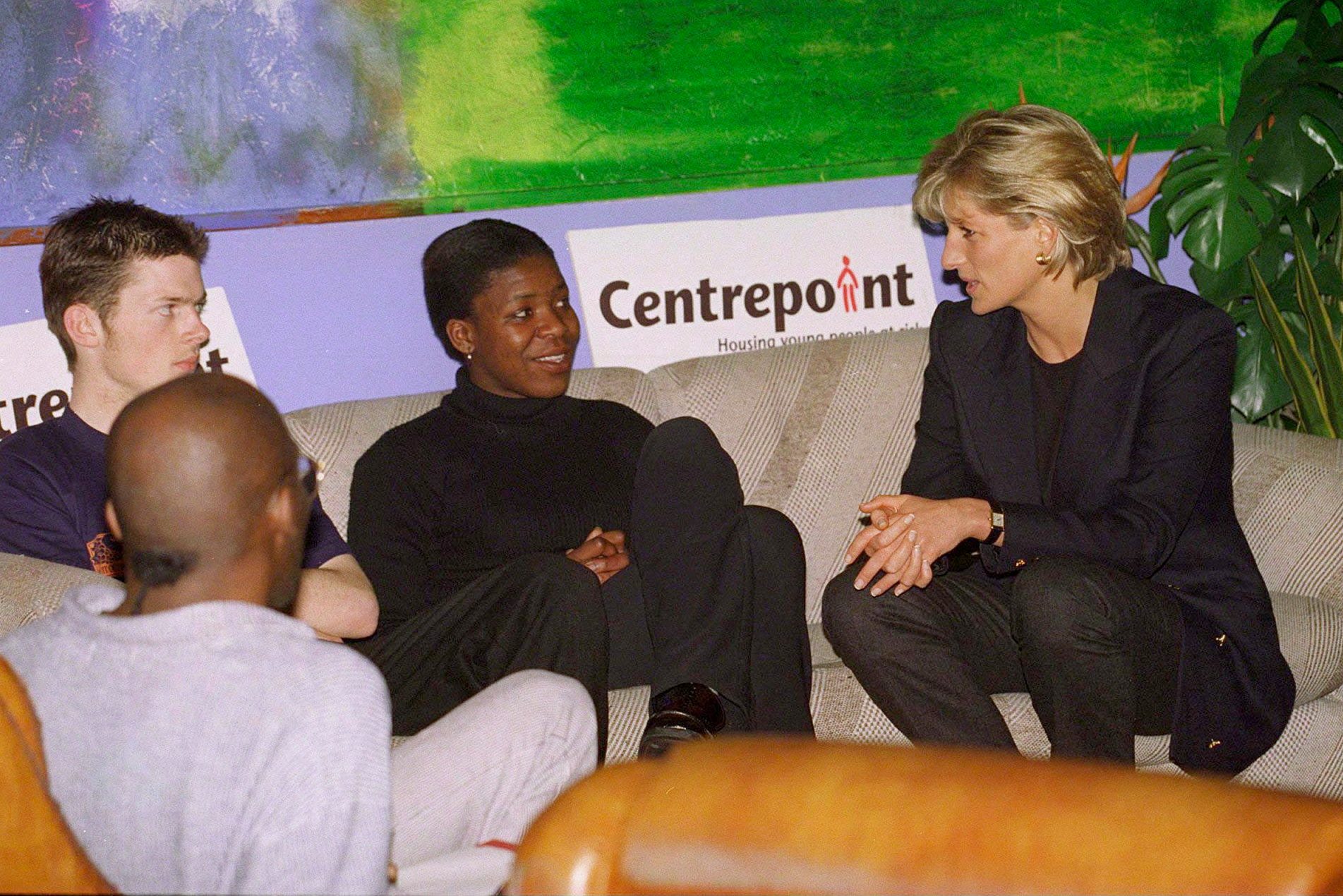 Diana Visits Homeless