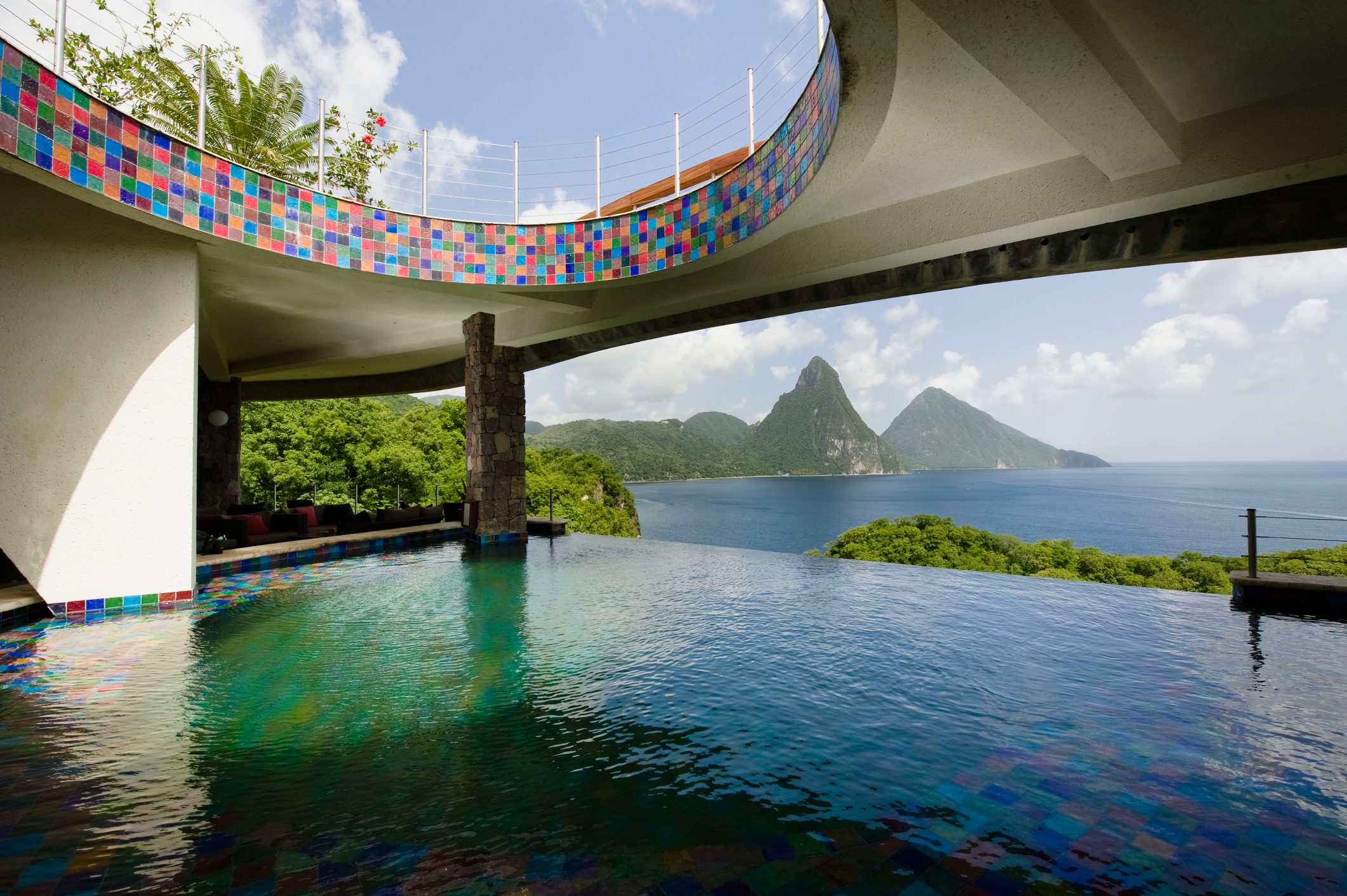 Galaxy Bar at Jade Mountain Resort on St. Lucia