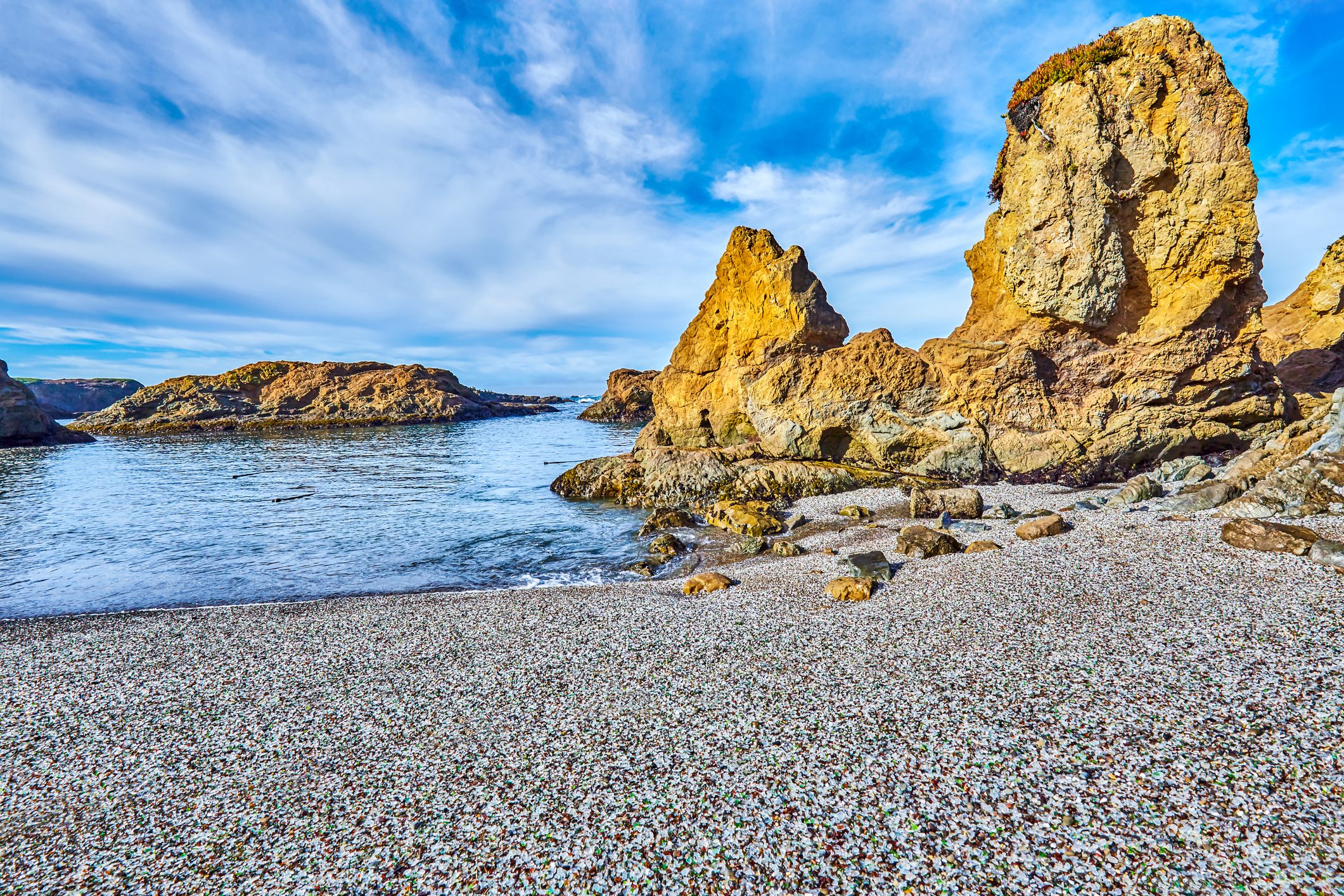 Glass Beach, Fort Bragg, California,USA