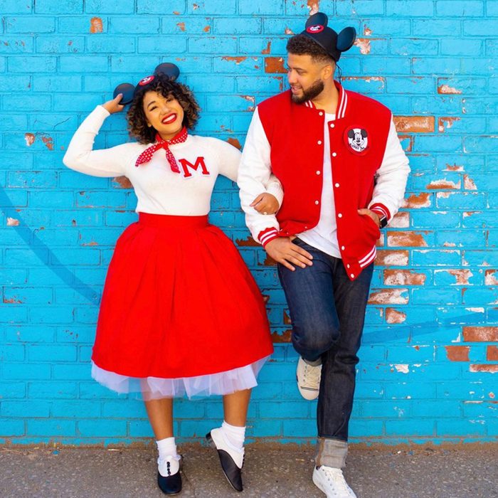 1950s Mickey And Minnie Halloween Costume