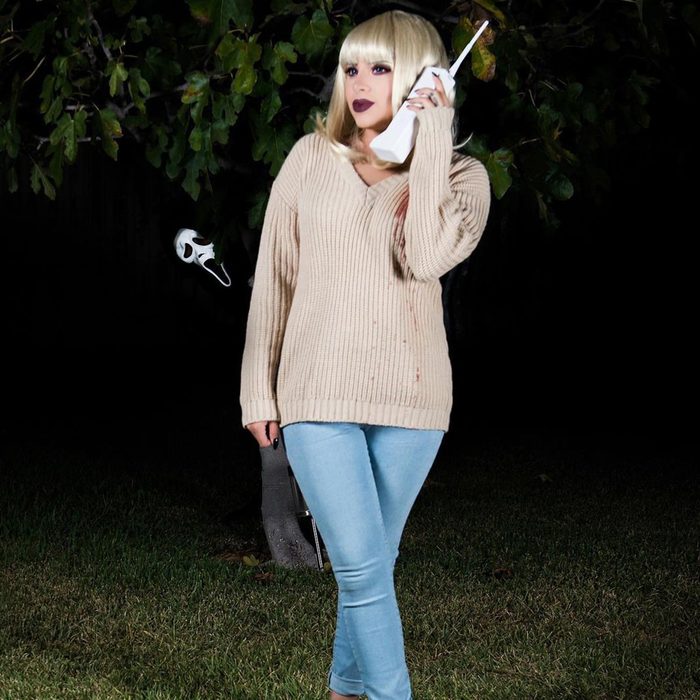 Drew Barrymore In Scream Halloween Costume