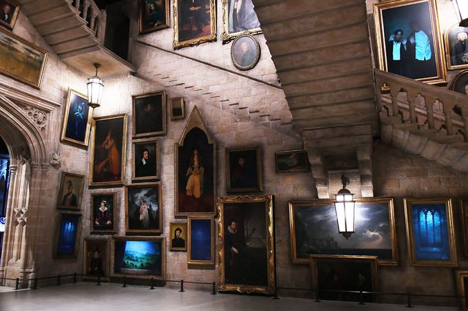 Moving Portraits during preview of Warner Bros. Studio Tour Tokyo The Making Of Harry Potter