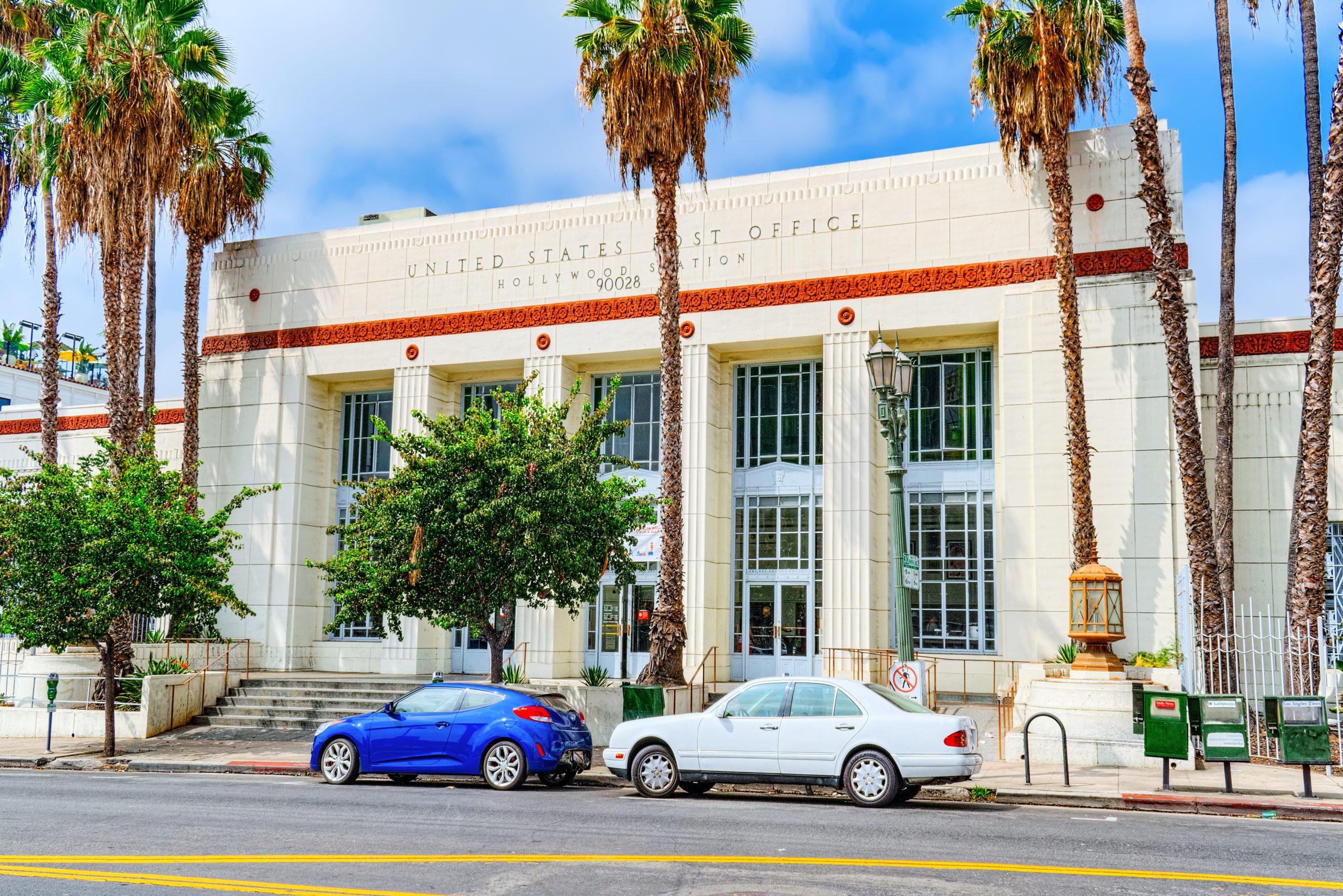 United States Post Office on Hollywood Boulevard in Hollywood.