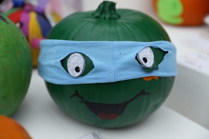 Ninja turtle pumpkin