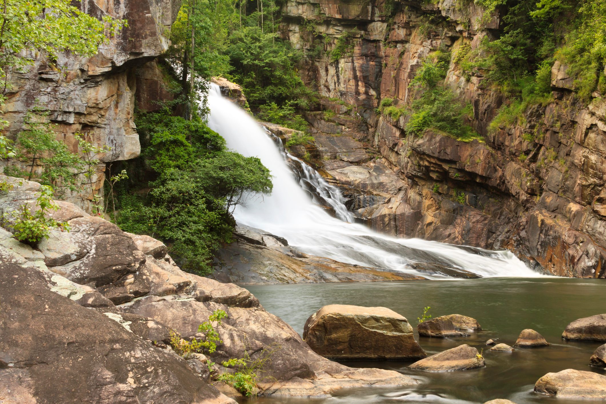 Waterfall In Tallulah Gorge