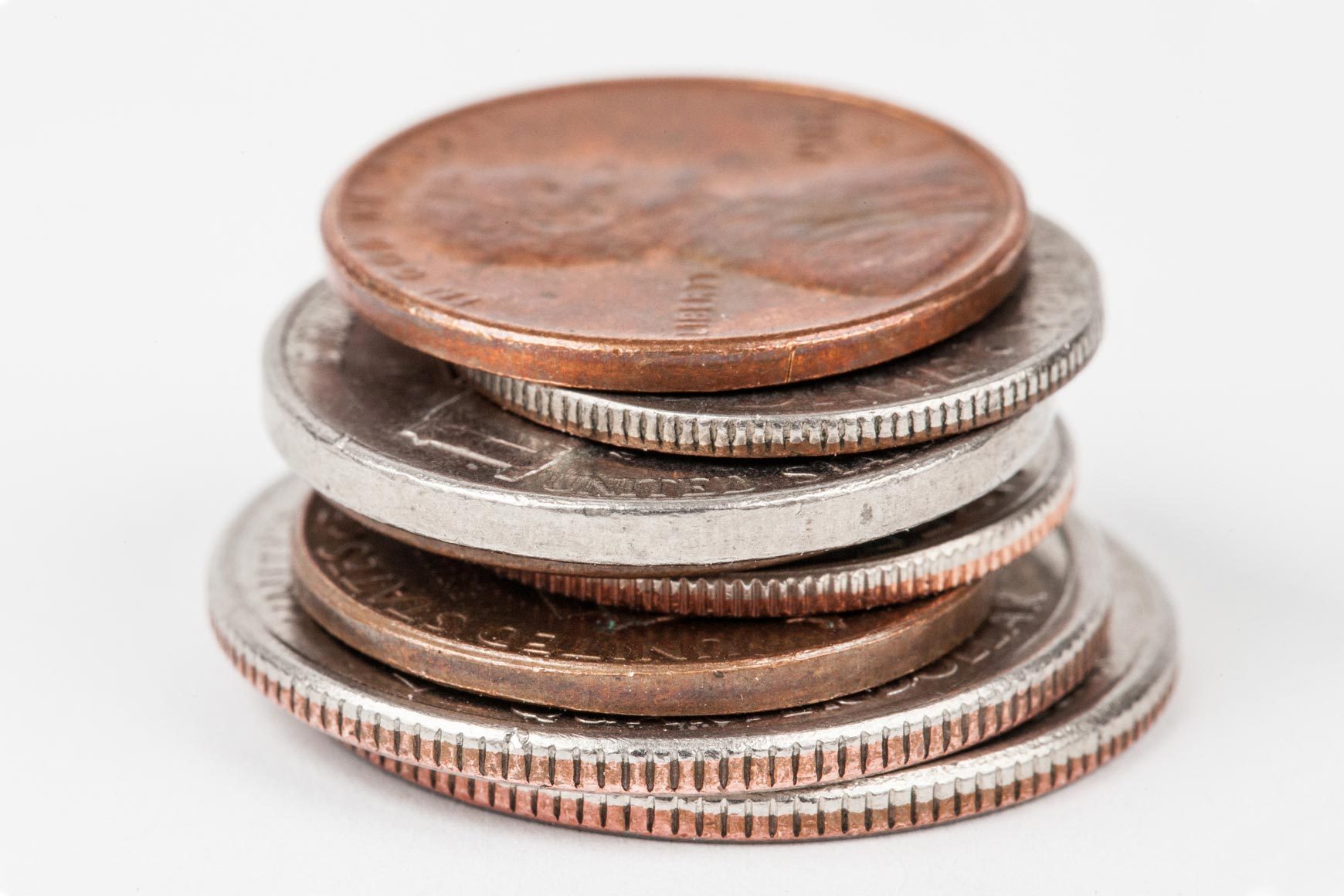 stack of coins